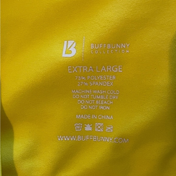 BuffBunny XL Allure Lasor Bra Yellow - Picture 7 of 10